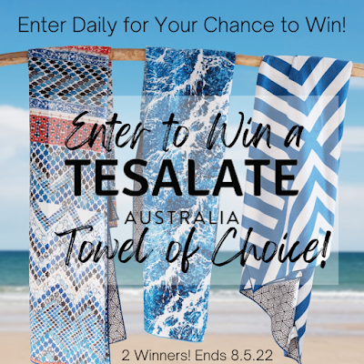 Tesalate Towel Giveaway (2 Winners) Ends 8.5.22