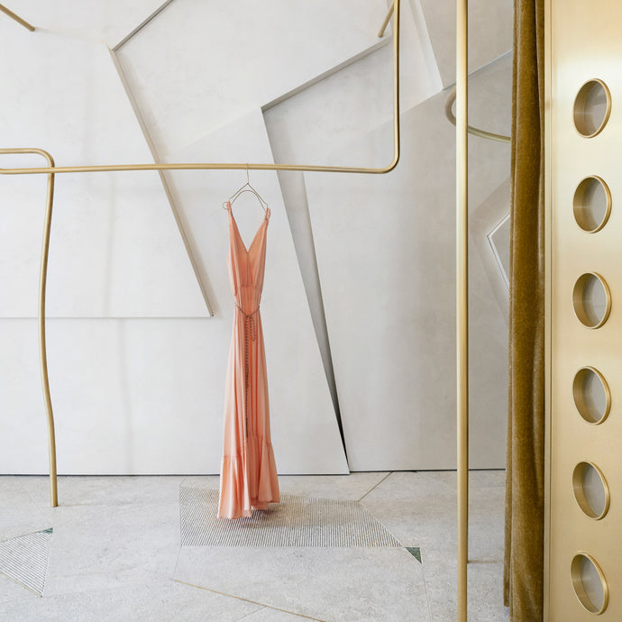 Forte Forte fashion boutique in Madrid is filled with shapely details