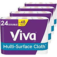 48-Count (2 x 24) Viva Choose-A-Sheet Cloth Paper Towel Double Rolls only $59.04