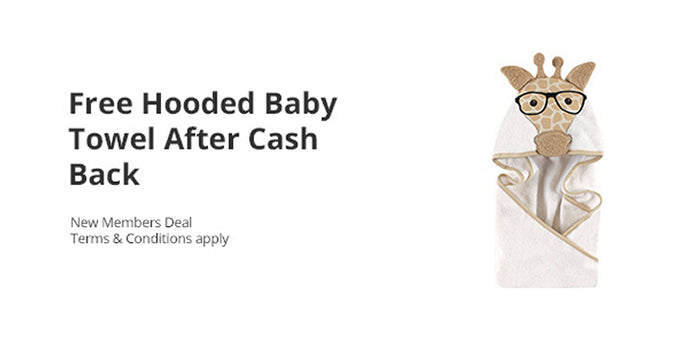 Awesome Freebie! Get a FREE Hooded Baby Towel from Walmart and TopCashBack!