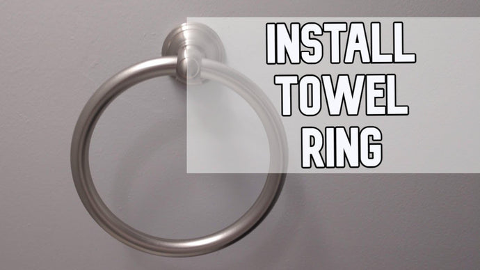 How to install a towel ring DIY video #towelring #towel #diy #bathroom #homezone by Big Al Repairs (2 years ago)