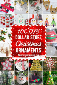 Add a personal touch to your christmas tree on a budget with these dollar store DIY Christmas ornament
