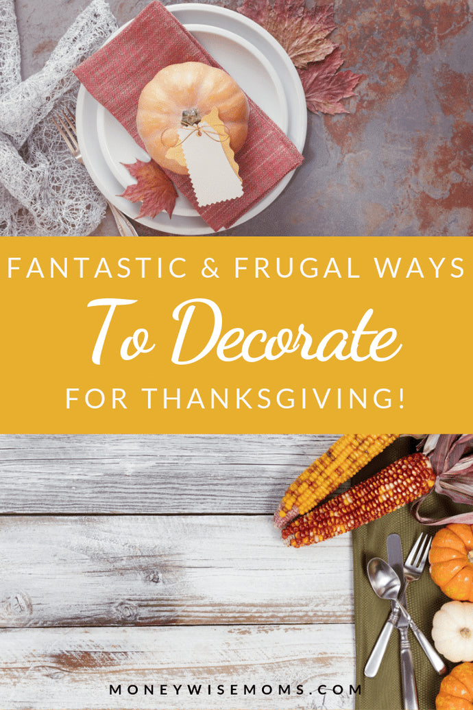Enjoy a beautiful home this fall with these DIY Thanksgiving decor ideas! All are under $10 to help you stay on budget this holiday season.
