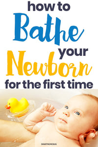 Learn how to bathe your newborn for the first time mama!
