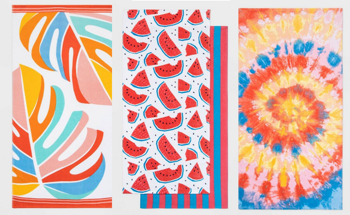 Beach Towels for as low as $4.00 each at Target | Clip Circle Offer!