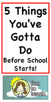 5 Things You’ve Gotta Do Before School Starts!