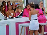 Love Island fans left in hysterics after Samie leaves the villa in nothing but a TOWEL for Casa Amor