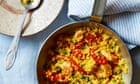 Miguel Barclay’s £1 recipes: couscous paella, charred veg and feta