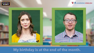 Everyday Grammar TV: Describing Your Birthday