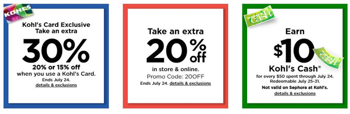 Kohl’s Sale! Up to 30% Off with Card + 20% off for Everyone AND Kohl’s Cash!