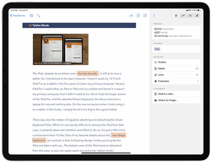 Ulysses 20 Review: New Dashboard Featuring Advanced Grammar and Style Check, Outline, and Much More