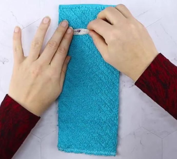 How To Sew A DIY Soap Pouch Using Old Wash Cloth