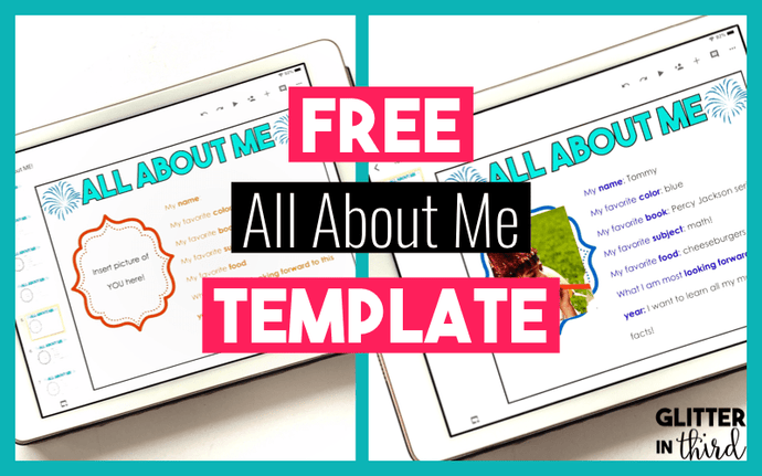 Get an All About Me Template FREEBIE!