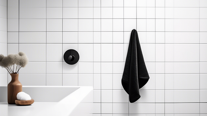 Black Towel Hooks: A Stylish Addition to Your Bathroom