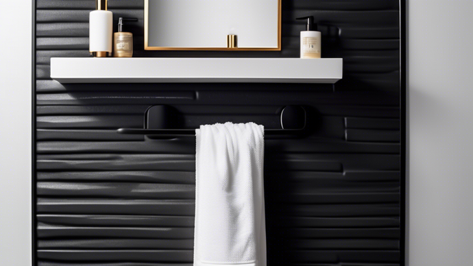 Black Wall-Mounted Towel Racks: A Stylish Guide