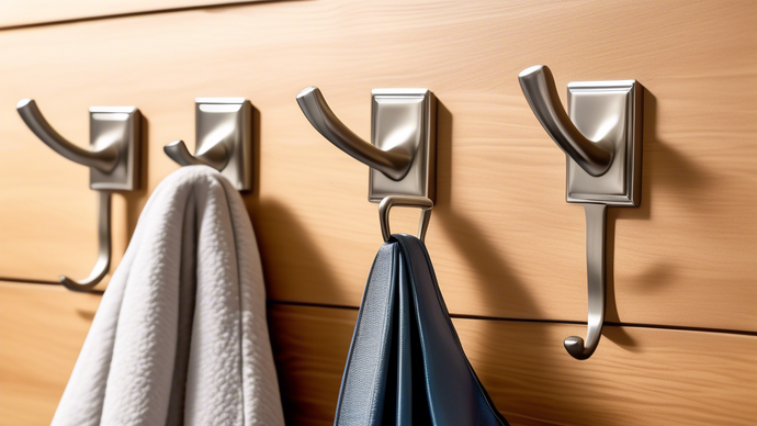 Brushed Nickel Coat Hooks: A Stylish Storage Solution