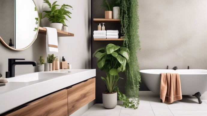 Bathroom Shelf Solutions with Towel Storage