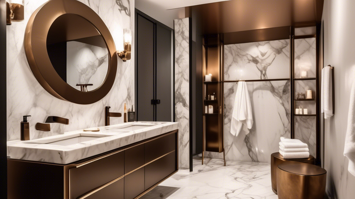 Elevate Your Bathroom with a Bronze Double Towel Bar