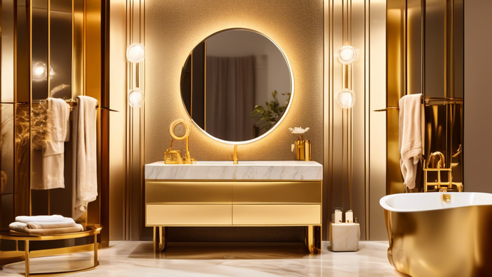 Gold Bathroom Hardware Sets