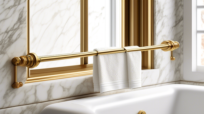 Aged Brass Towel Bar: A Timeless Addition