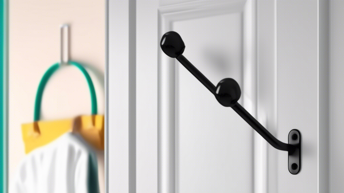 Over-the-Door Hooks in Black