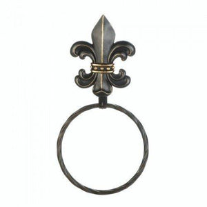 Fleur-de-lis Towel Ring (pack of 1 EA)