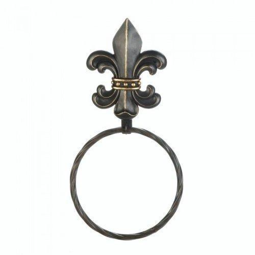 Fleur-de-lis Towel Ring (pack of 1 EA)