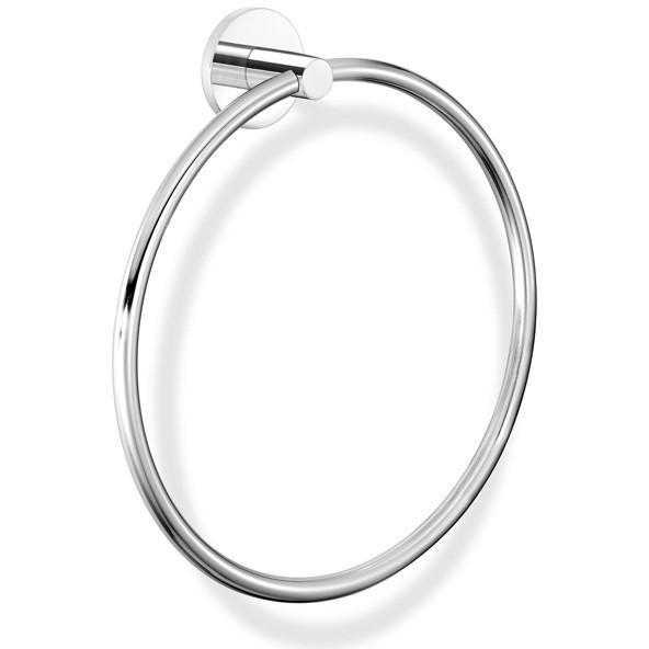 SCBA Twist Wall Round Towel Ring Holder Bath Hand Towel Holder Towel - Brass