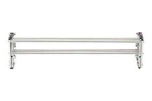 On amazon aero w stainless steel folding clothes rack 60lb capacity 22 5 linear ft