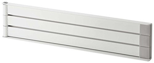 YAMAZAKI home 2406 Plate Magnetic Dish Towel Hanger, White