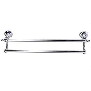 Ping Bu Qing Yun Towel Rack - 304 Stainless Steel, Hardware Bathroom Pendant Perforated Double Mirror Anti-Rust Towel Rack, Suitable for Bathroom, Home -60X13.5X6cm Towel Rack