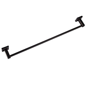 Ping Bu Qing Yun Europe and The United States Copper Black Towel Rack Bathroom Towel Rack Bathroom Perforated Towel Rack Bathroom Accessories 600mm 70mm Towel Rack