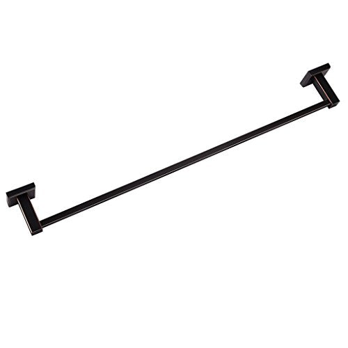 Ping Bu Qing Yun Europe and The United States Copper Black Towel Rack Bathroom Towel Rack Bathroom Perforated Towel Rack Bathroom Accessories 600mm 70mm Towel Rack