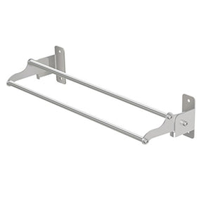 Ping Bu Qing Yun Towel Rack Double Bathroom Stainless Steel Toilet Wall Towel Rack Bathroom Towel Bar 40cm 13cm 8cm Towel Rack