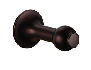 CRO Decor Solid Brass Robe Hook, Wall Mount Single Towel Coat Hook, Bathroom Kitchen Lavatory Garage Home Storage Hanger Holder, Oil Rubbed Bronze, 1-Pack