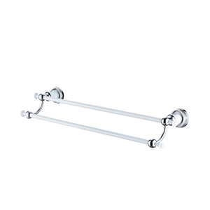 Ping Bu Qing Yun Towel Rack Bathroom Double Towel Bar 60CM Alloy Towel Rack Towel Rack