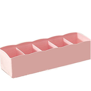 super1798 Fashion Plastic Drawer Closet Storage Box Underwear Socks Tie Cosmetic Organizer - Pink