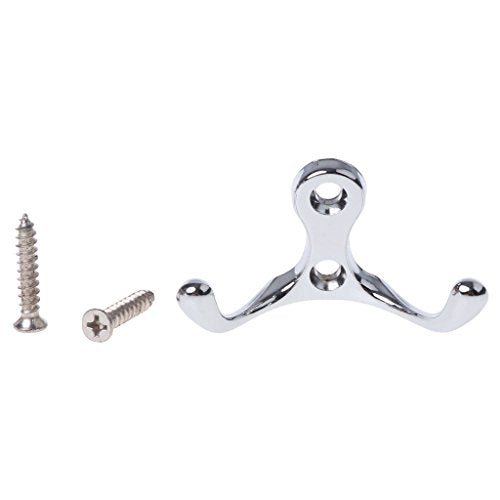 Tebatu Clothing Hook,Coat Clothes Hat Towel Organizer Rack Wall Door Hanger