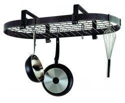 Best seller  enclume premier low ceiling oval pot rack stainless steel