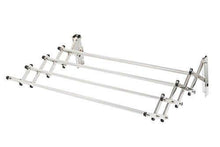 Online shopping aero w stainless steel folding clothes rack 60lb capacity 22 5 linear ft