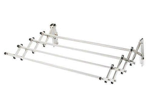 Online shopping aero w stainless steel folding clothes rack 60lb capacity 22 5 linear ft