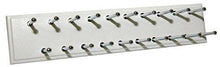 Top rated easy track ra1200 sliding tie rack 24 hook white