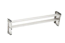 New aero w stainless steel folding clothes rack 60lb capacity 22 5 linear ft