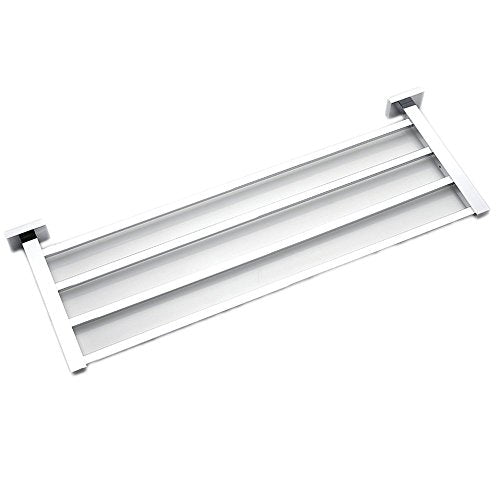 Ping Bu Qing Yun Towel Rack - All Copper, Bathroom Shelf Single-Layer Bathroom Hardware Accessories Towel Towel Rack, Suitable for Bathroom, Home, Balcony -54.5X20.8X3cm Towel Rack