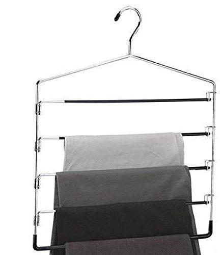 Buy organize it all 5 tier swinging arm pant rack stainless steel
