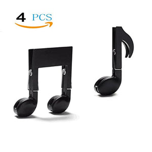 Sealing Clips,File Clamp,Clothespin Hanger,Multifunctional Music Note Shape Small Clip,Decorative Clips,Book Stand Page Holder Music Teacher Gift Mark Photo Binder Zerhhoa Musical Note Clips 2 Sets