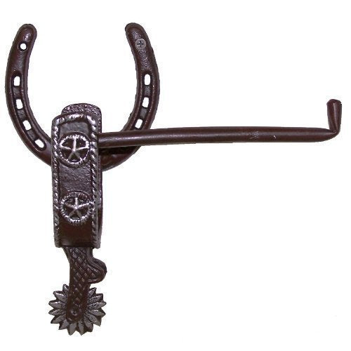 TreasureGurus, LLC Western Spur and Horseshoe Toilet Paper Holder
