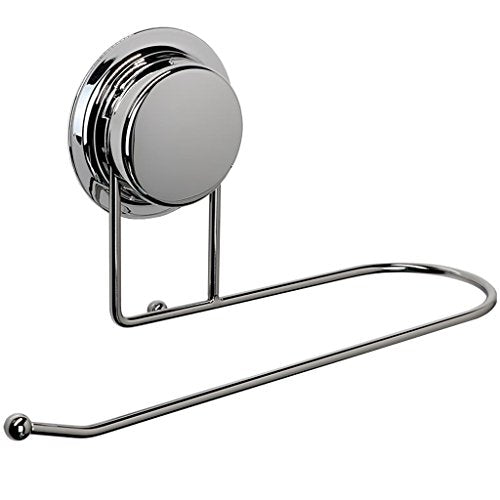 Ping Bu Qing Yun Sucker Towel Rack Bathroom Single Rod Stainless Steel Bathroom Rack Kitchen Towel Hung 112mm 254mm 80mm Towel Rack
