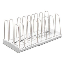 Kitchen advutils adjustable cookware rack