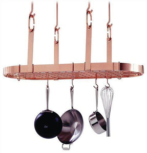 Discover the enclume 4 point oval ceiling rack copper